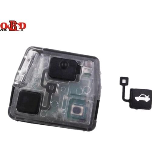 HKOBDII Circuit Board For Toyota Before 2008 Remote Car Key 2/3 Button (315/433MHz,FICC:53090/42060) With 4D68 Chip