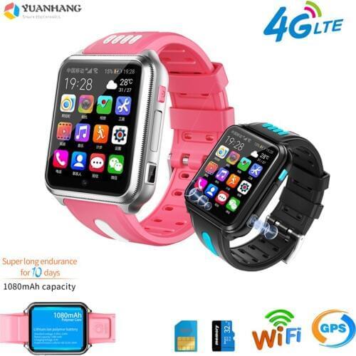 Smart 4G Remote Camera GPS WI-FI Trace Locate Kid Student Google Play Bluetooth Smartwatch Video Voice Call Android Phone Watch