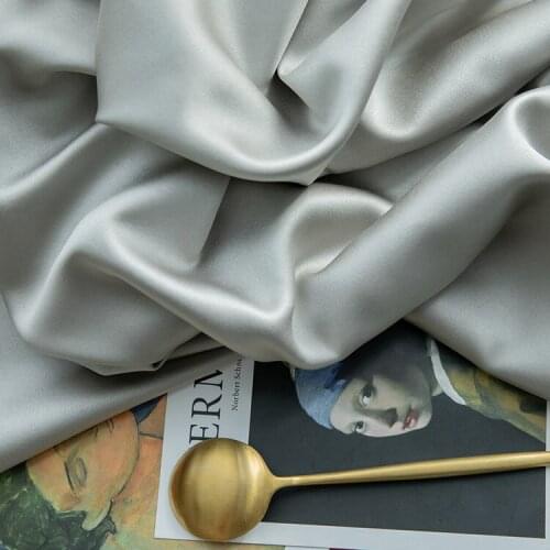 Modern Thick Grey Blackout Curtains for Living Room Solid Color Window Curtains for Bedroom Treatment Drapes Finished Blinds