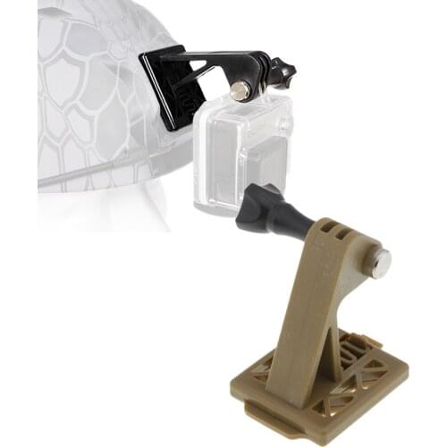Universal NVG Helmet Mount Adapter Bracket for Camera Brown
