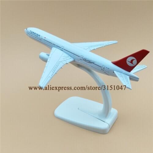16cm Air Turkish B777 Airlines Boeing 777 Plane Model Alloy Metal Diecast Model Airplane Aircraft Airways Kids Gift