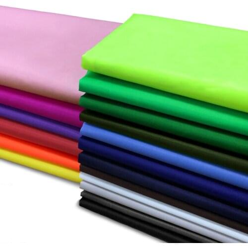 210D Thin Waterproof PU Coated Outdoor Fabric for Sewing Tent Bags Apron by the Meter