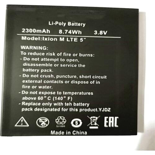 3.8V 2300mAh cell phone battery For DEXP Ixion M LTE 5" Battery with phone stander
