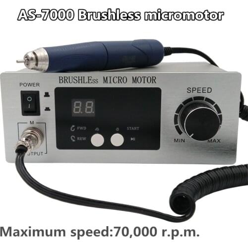 DHL free shipping Dental Lab machine Brushless micro motor Jewellery engraving Micromotor Polishing machine Unit with handpiece