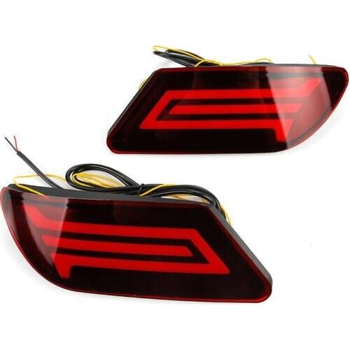 KEEN Car LED for Nissan Sentra Sylphy 2016-2018 LED Rear Bumper Reflector with Parking, Brake, Turn signal taillight