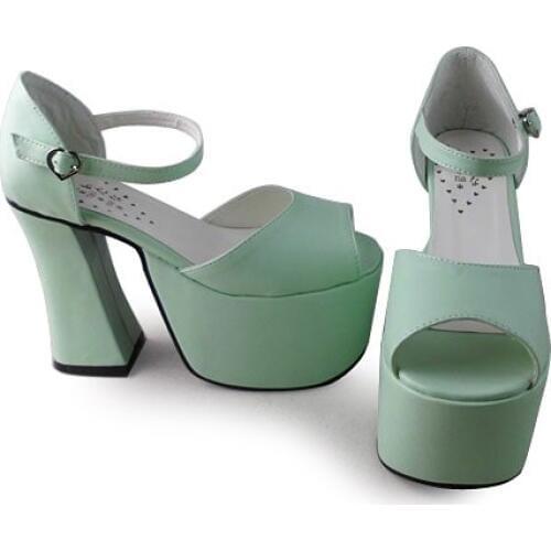 Princess sweet lolita gothic lolita shoes custom punk HARAJUKU queen platform zipper sandals an1220 cosplay