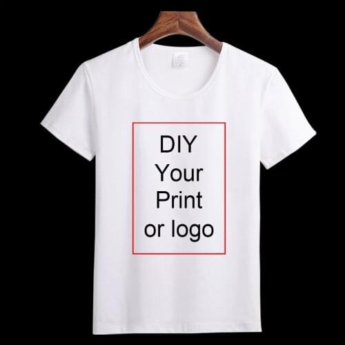 Customized Double Sides Print T Shirt Womens Girls DIY Photo Logo Top Tees T-shirt Mens Boys Clothes Kids Babys Tshirt