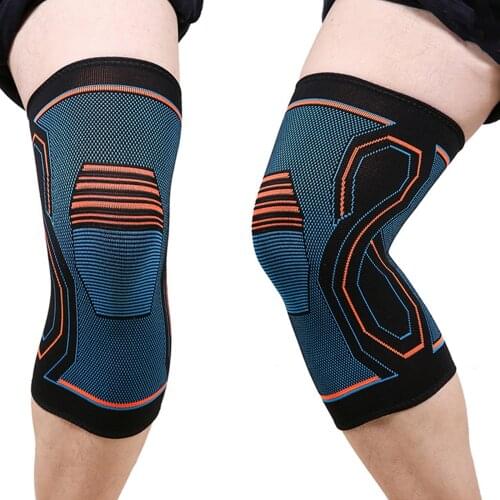1 Piece Knee Pad Compression Sleeves Sports Cycling Fitness Knee Support Breathable Strechy Knee Brace Protective Pads