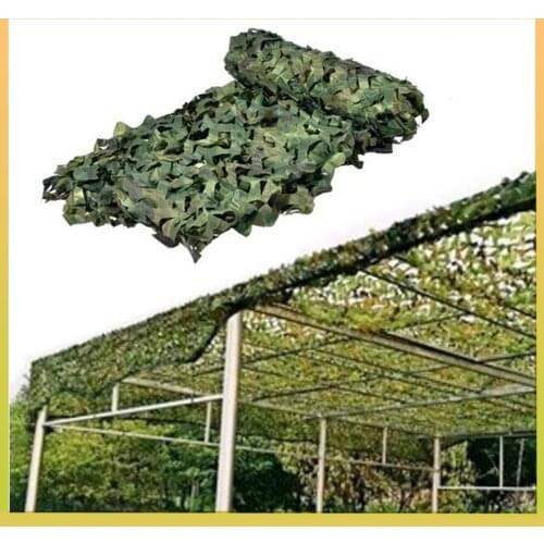 Woodland Camo Netting Camouflage Net 3D Leaf Privacy Protection Camouflage Mesh For Camping Forest Garden Decoration Landscape