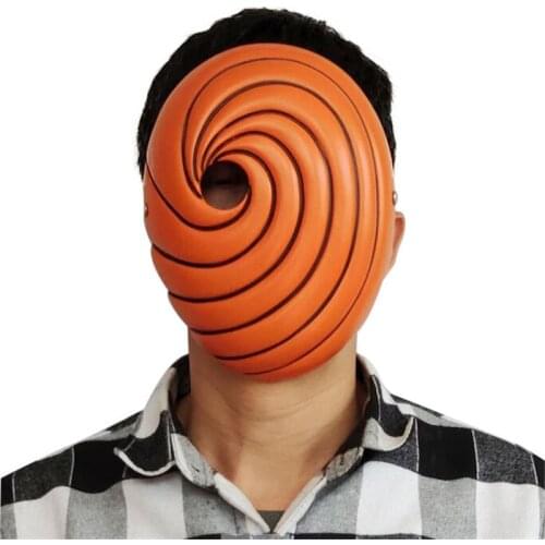 3 Colors Akatsuki Uchiha Mask Tobi Obito Akatsuki Ninja Madara Cosplay Costumes Resin Masks Halloween Party Mask