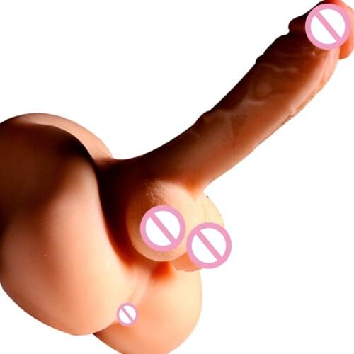 New Generation 1.6kg Sitting Love Sex Toys Soft Realistic Cock Penis Dildo Anal Base Female Woman Gay Masturbator