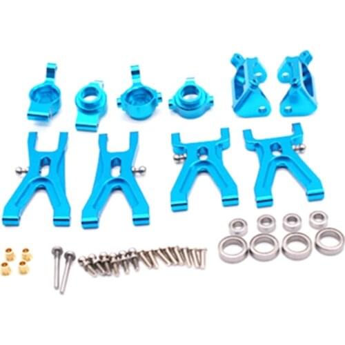 Upgrade Metal Suspension Arm & Front/Rear Hub C Seat Parts Kit For WLtoys A959 A979 A959B A979B RC Car Replacements