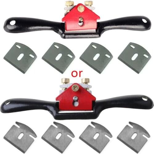 Adjustable SpokeShave with Flat Base and Metal Blade Wood Working Wood Craft Han G88A