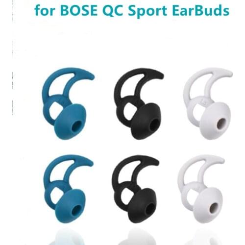 6Pcs Silicone Ear Tips Replacement Ear Gels for Bose QuietComfort Noise Cancelling Earbuds - True Wireless Earphones Eartips Bud