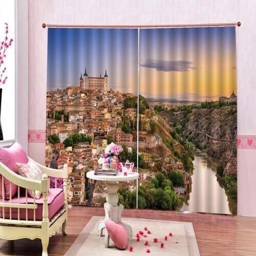 Modern Home Decoration Living Room Curtains 3d curtain country curtains custom curtains