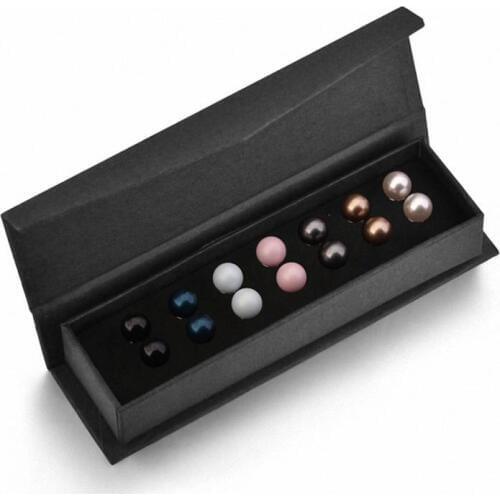 TRACYSWING Element Brand Real Austrian Crystals Fashion Pearl earrings set for a week Th-131488