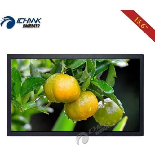 ZB156TN-591/15.6"inch 1366x768 16:9 AV BNC VGA HDMI USB Metal Case Remote Control Built-in Speaker PC Monitor LCD Screen Display