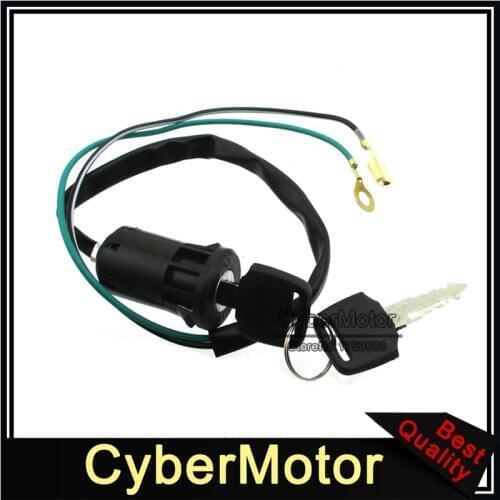 2 Wire Ignition Key Switch For Mini Dirt Pocket Bike Kids ATV Quad Go Kart Cart Moto