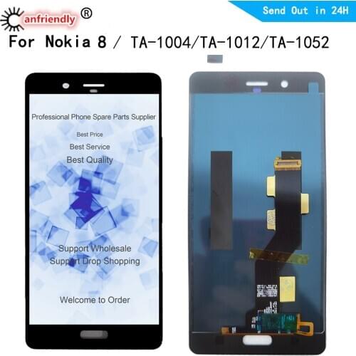 5.3" IPS LCD For Nokia 8 Nokia8 N8 TA-1004 TA-1012 TA-1052 LCD Display Touch panel Screen Digitizer Assembly Lcd replacement