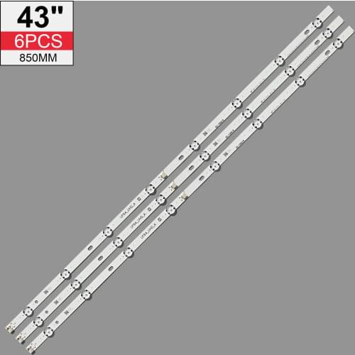 3pcs x 43 inch LED Backlight for LG 43uh619v 43UH610V 43UH6030 UF64 UHD_A 43LH5700 43LH60FHD HC430DGG-SLNX1 43UF6400 43LG61CH