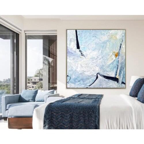 Abstract Painting Original Large Acrylic Canvas Wall Art Expressionism Minimal Contemporary Modern Painting On Canvas Unspoken