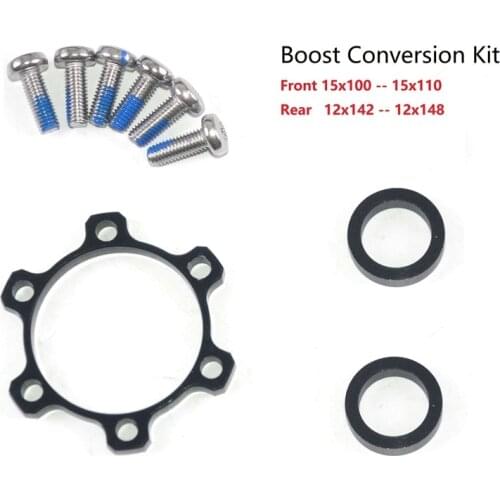 Velosa bicycle boost hub adapter, Boost Hub Conversion Kit, 15x100 to 15x110, 12x142 to 12x148 Conversion Spacer