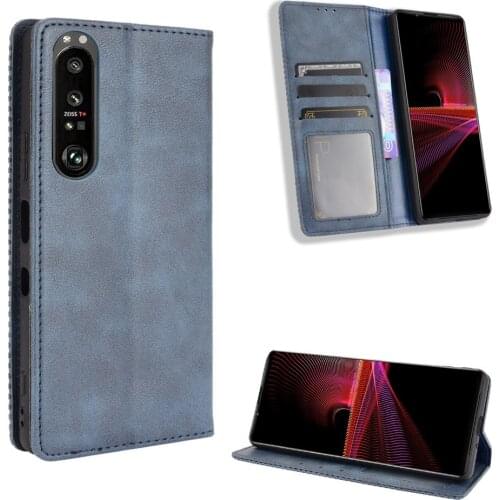 For Sony Xperia 1 III Case For Sony 1iii Premium Leather Wallet Leather Flip Case For Sony Xperia 10 III 1iii 10iii Case