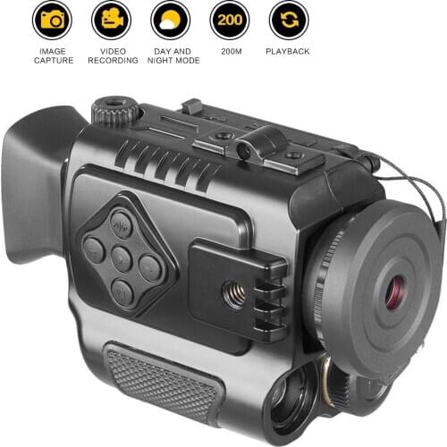 Digital Camera Night Vision Monocular Infrared Night Vision Scope Dim Light Environment Digital Video Hunting Night Vision