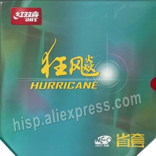 DHS NEO Hurricane3 Hurricane 3 Provincial pips-in table tennis pingpong rubber with orange sponge