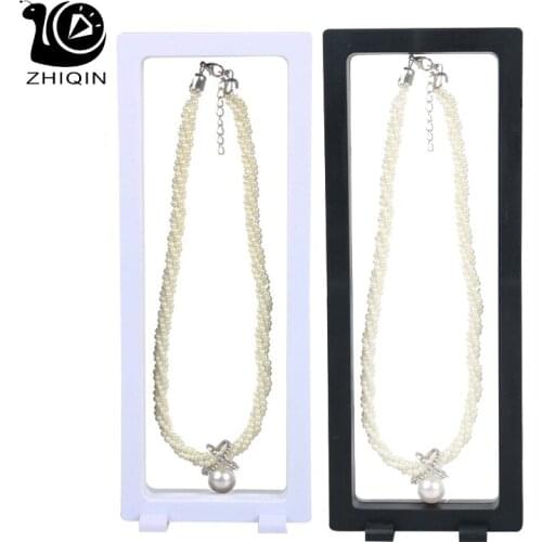 23X9cm Jewelry Display Thick Bracelet Display Pearl Necklace Display Box Stand Banknote Photo Frame Display Case 3D Display