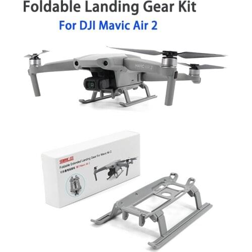DJI Mavic Air 2 Landing Gear Foldable Landing Skid Kit Extended Expansion For DJI Air 2s Drone protection Accessories