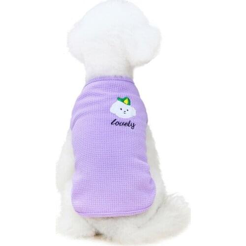 Pet Dog Cat T-shirt Clothing Small Puppy Costume Cartoon Printing Vests For Small Medium Dogs clothes for dogs ropa perro #2