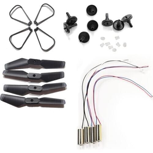 Mini Rc Drone S171 XT6 LS-Quadcopter Spare Parts Blades Propellers Motor Engines Gears Kit