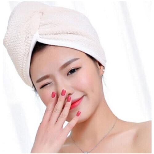 Magic Microfiber Hair Fast Drying Dryer Towel Bath Wrap Hat Quick Cap Turban Dry