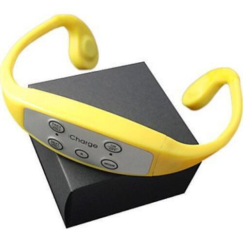 New IPX12 10 Meter Waterproof Mp3 Sports Bone Conduction Headset with Built-in 8GB Capacity For Swimming or Diving