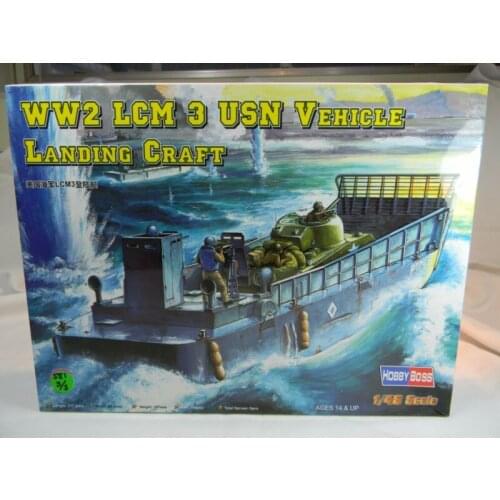 Trumpeter 84817 1/48 USN LCM-3 Vehicle Landing Craft Plastic Static Model Kit TH05739-SMT2