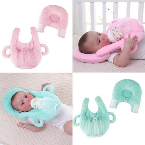 Newborn Baby Infant Flat Head Multifunctional Nursing Cup Pillow Breastfeeding Baby Sitting Learning Drinking Pillows Cushion
