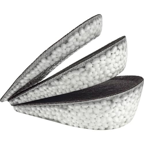 Popcorn Heightening Insole High Elasticity Shock Absorption Wear-resistant Nonslip Silicone Heightening Semi-pad Heel Pad Insole