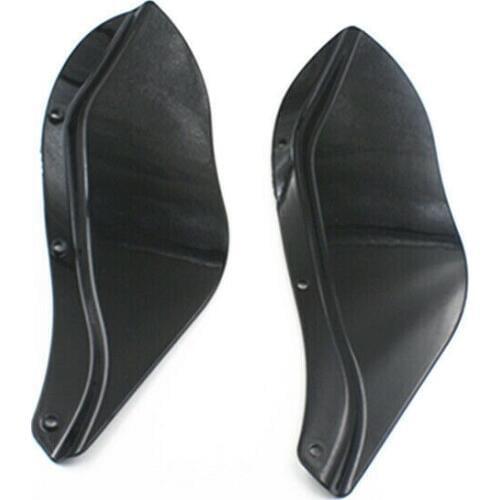 Clear / Black Side Wing Windshield Air Deflector Motorcycle For Harley Electra Tri Glide FLHX 1996-2013