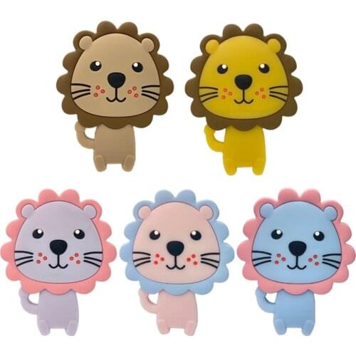 Silicone Baby Teether rabbit rodent Baby Teething Toys bear Chewable Animal Shape Baby Products gift hippo lion cat rodent