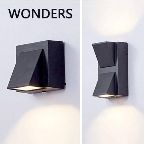 Modern IP65 Waterproof LED Light Corridor balcony courtyard garden outdoor up and down illuminate creative wall lamp бра