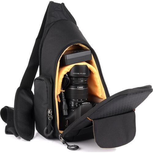 DSLR Camera Sling Bag Shoulder Digital Case For Canon Camera Nikon Sony alpha Bag Panasonic Pentax Olympus Photo Backpack Case