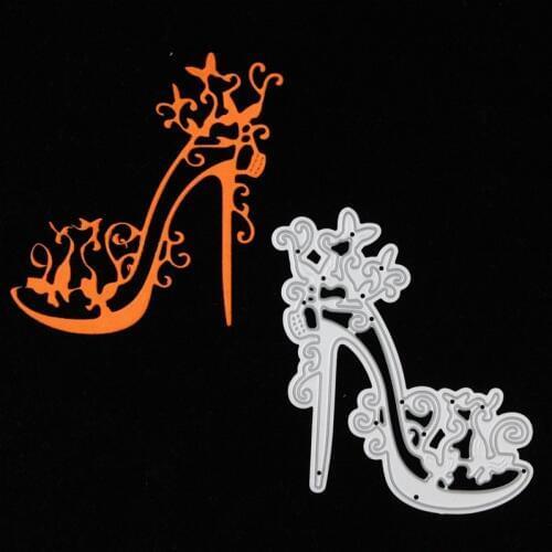 High Heels Metal Cutting Dies Stencils for DIY Scrapbooking/photo album Decorative Embossing DIY Paper Cards