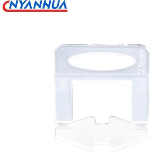 500/300/200/100PCS 1.5/2/2.5/3mm Tile Leveling System Clips Wall Floor Ceramic Tile Spacer Tiling Tool Consturction Tool Parts