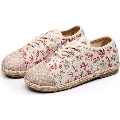 Womens Shoes Headline Hot Sale Casual Shoes Fashionable Breathable Lightweight Canvas Shoes Easy to Wear Single Flat Breathable