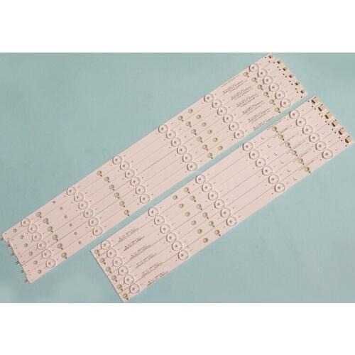 12PCS/set New LED Strip For Skyworth TV 50E3100 50V5 50M5 GJD500611002-X2-L R LB-PF3528-GJD2P5C506X11-R-B