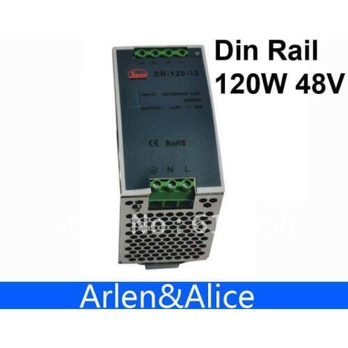 120W 48V Din Rail Single Output Switching power supply