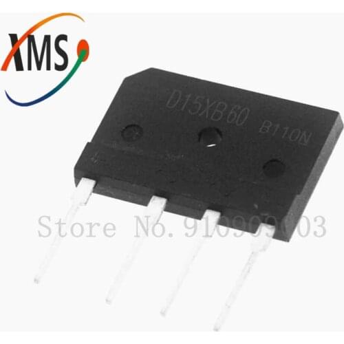 5PCS D15XB60 ZIP-4 D15XB 60 ZIP bridge rectifier new and original IC