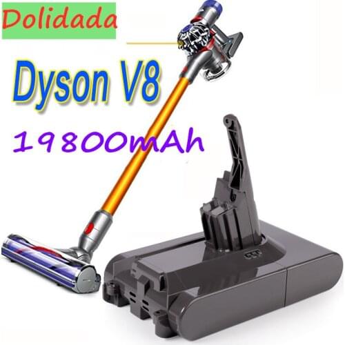19800mAh 21.6V Battery For Dyson V8 Battery for Dyson V8 Absolute /Fluffy/Animal/ Li-ion Vacuum Cleaner rechargeable Battery