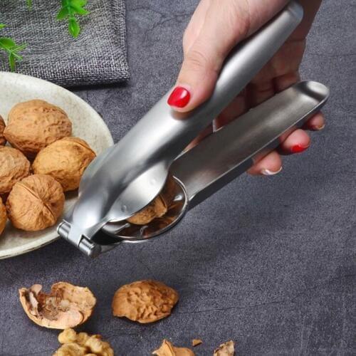 Basedidea Quick Chestnut Clip Stainless Steel Walnut Pliers Nut Cracker Shell Opener Kitchen Tool